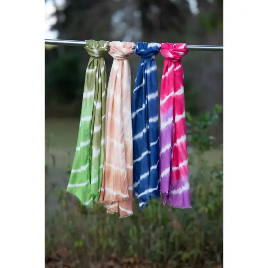 Sacred Threads Tie Dye Vibrant Soft Viscose Scarves