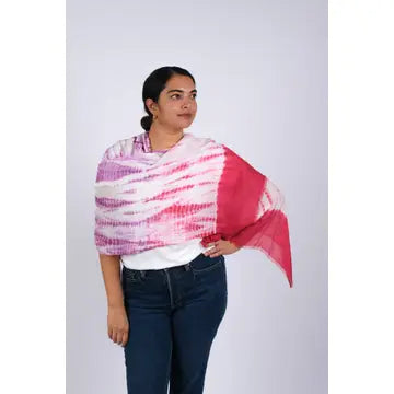 Sacred Threads Tie Dye Vibrant Soft Viscose Scarves