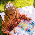 Stretch Glitter Princess Tiara Headband