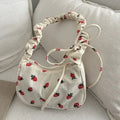 Strawberry Print Crossbody Bag