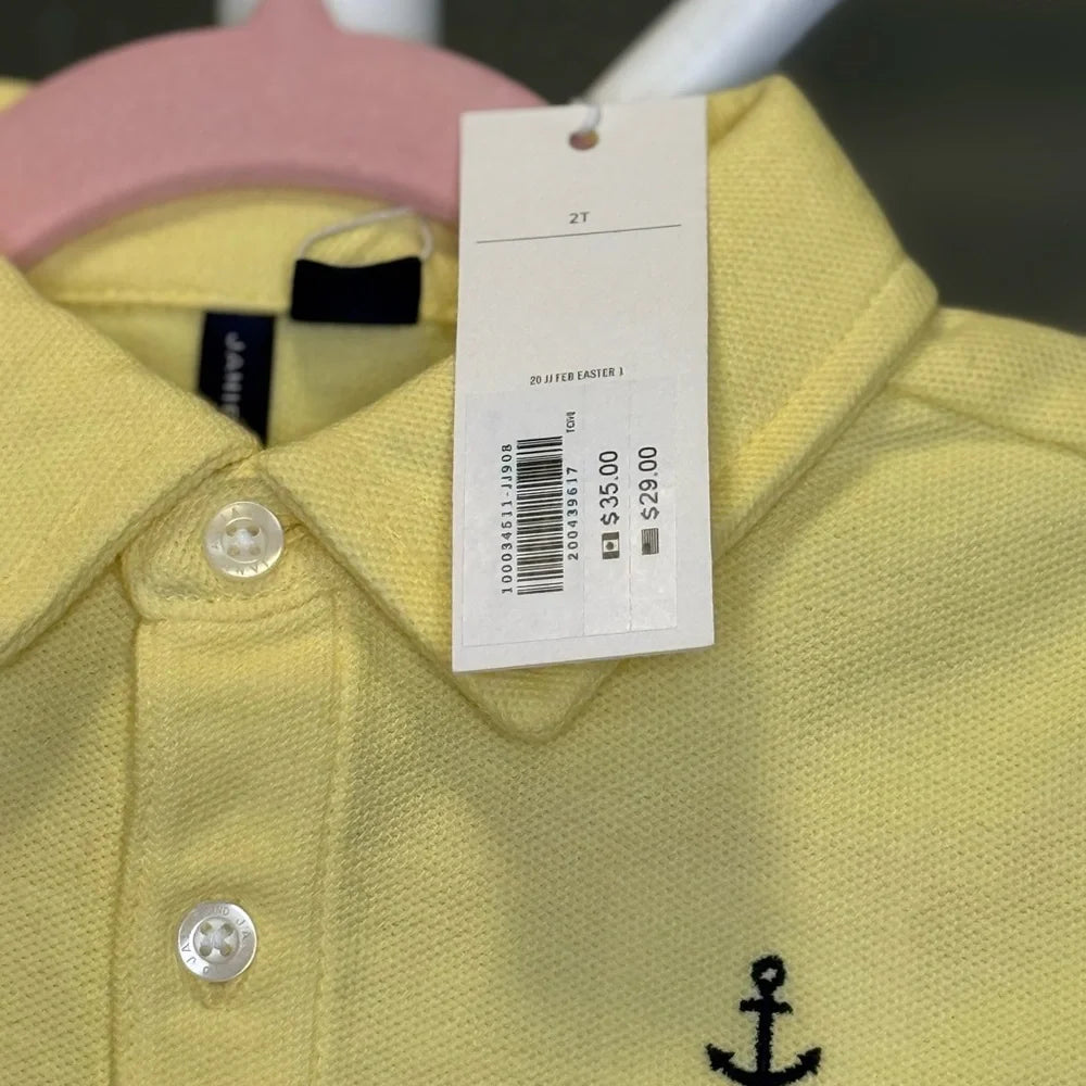 Janie and Jack Yellow Polo Shirt