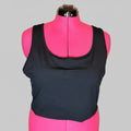 HALARA Black Crop Top with Crisscross Back