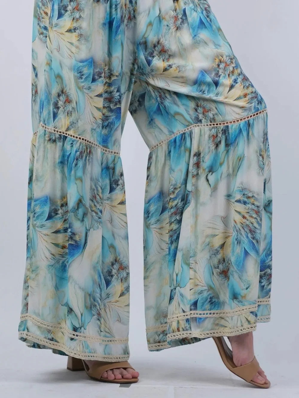 Sacred Threads Boho Carnival Flared Pants