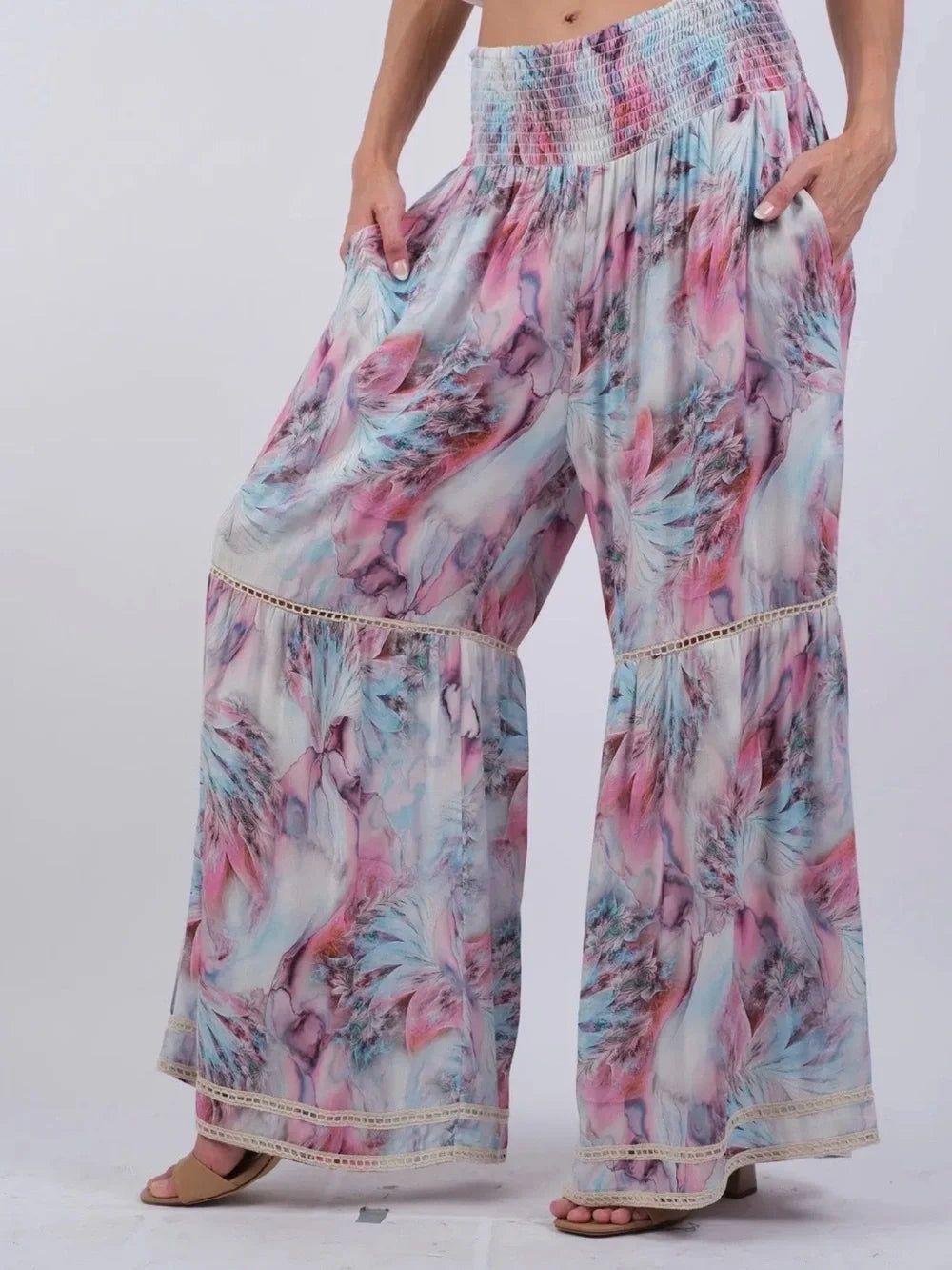 Sacred Threads Boho Carnival Flared Pants