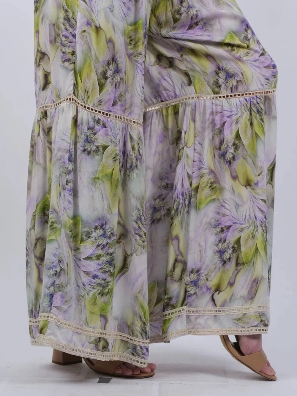 Sacred Threads Boho Carnival Flared Pants