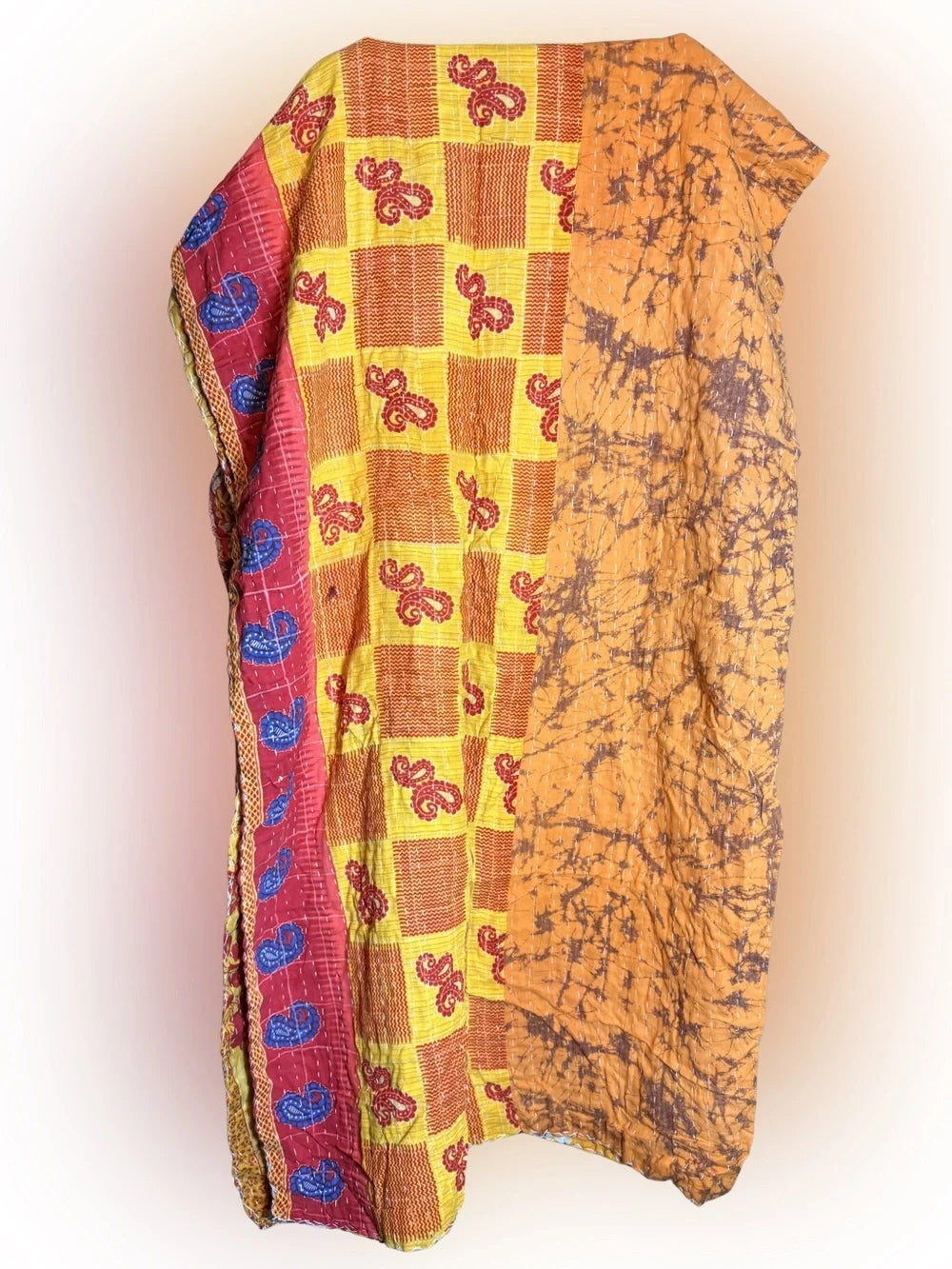 Kantha Quilt Cotton Throw