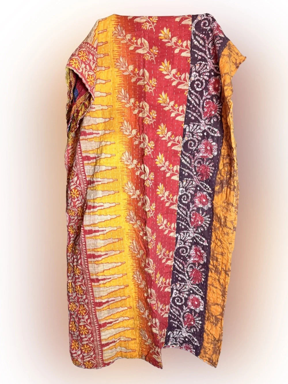 Kantha Quilt Cotton Throw