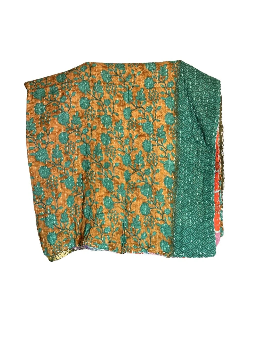 Kantha Quilt Cotton Throw