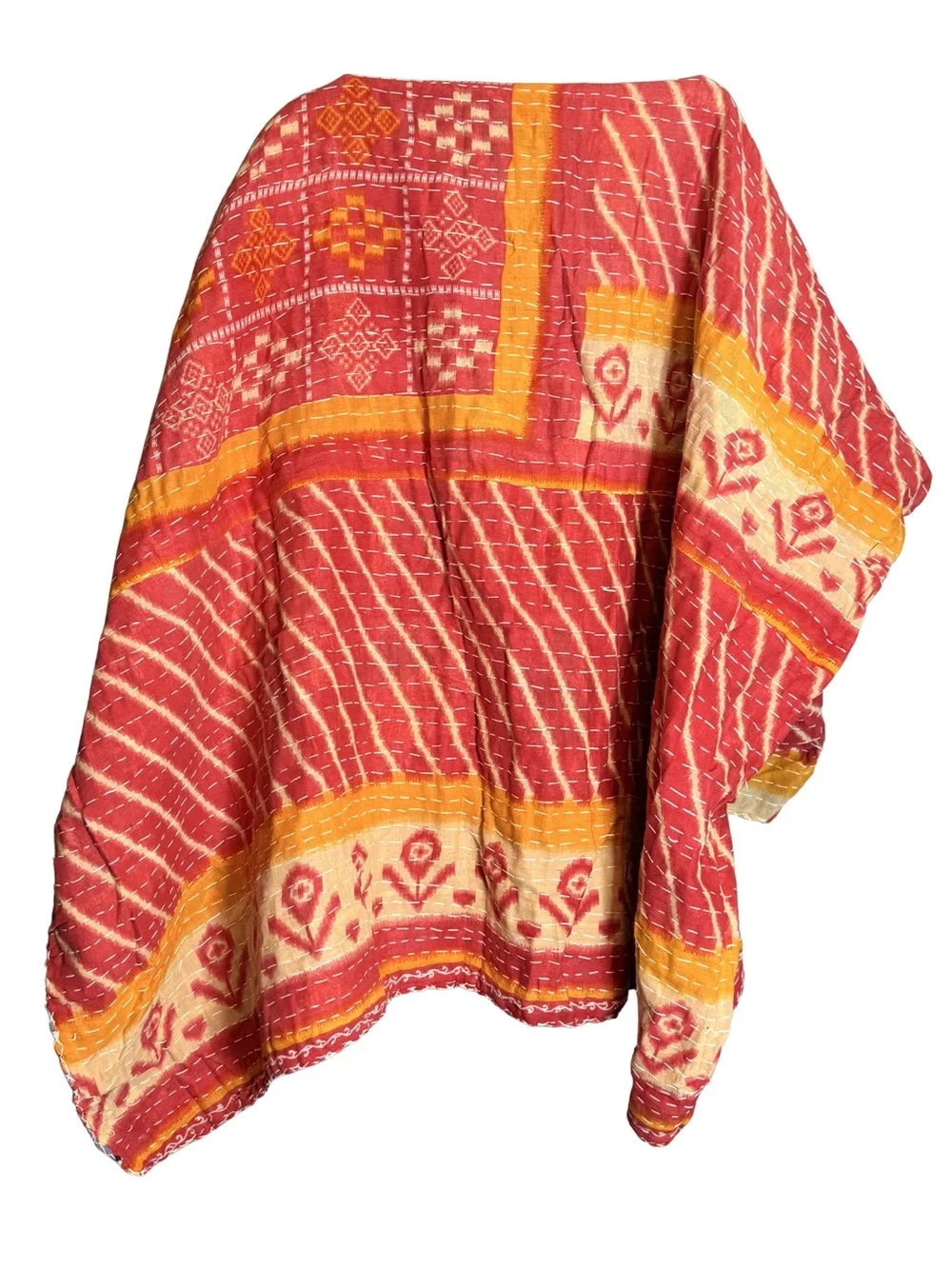 Kantha Quilt Cotton Throw