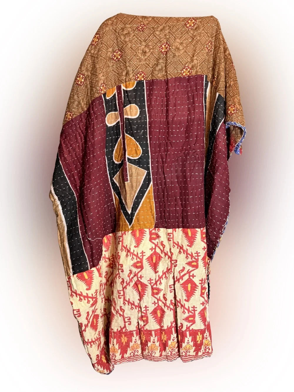 Kantha Quilt Cotton Throw