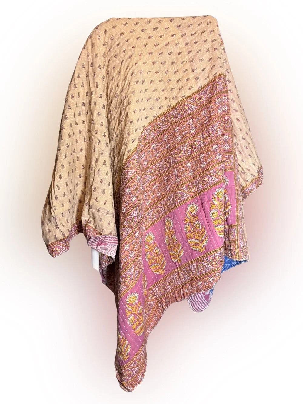 Kantha Quilt Cotton Throw