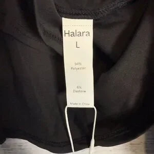 HALARA Black Wrap Blouse