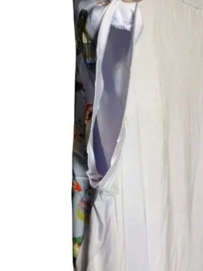 Easel Lavender Owl-Print Tee with Multicolor Owls