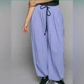 POL lilac thermal jogger pants side view